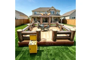 Mechanical Bull Ride Inflatable For Adults Rodeo Bull Machine Kids Mechanical Bull Amusement Rides Bucking Bull Machine