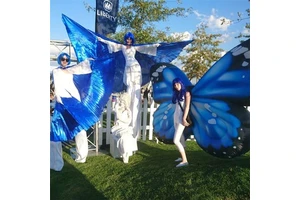 Carnival Festival Girls Inflatable butterfly wings Costume