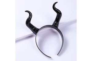 Cross Border Halloween Movie Accessory Hair Accessory Costume Dance Devil Witch Horn Headband