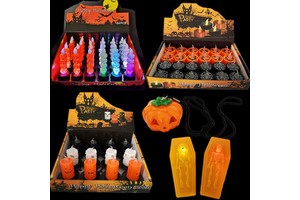 Halloween Night Light Decorative Pumpkin Stack LED Candle Halloween Pumpkin Lantern Holiday Supplies