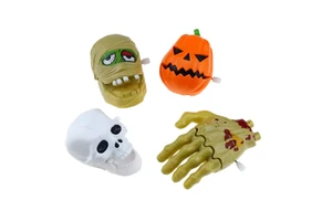 Halloween Desktop Decoration Wind-Up Toys Low Priced Skull Ghost Hand Pumpkin Head Toys