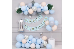 Baby Shower Birthday Party Decoration Supplies Balloon Garland Arch Kit pink White Gold Latex Balloons