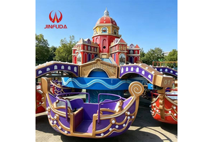Venice Boat Carnival Amusement Park Ride Kids Rotating Swing Boat Ride for Sale