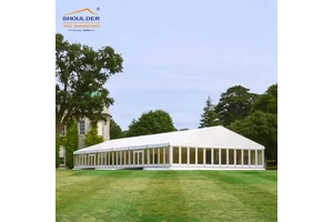 200 People Seater Guest Heavy Duty Exhibition Tent Luxury German Marquee Event Tents for Party Church Festival Fashion Show