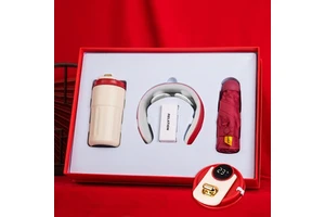 Mother Father'S Day Gift Wholesale Intimate Practical Relaxation Stress Gift Cup Umbrella Summer Gift Set