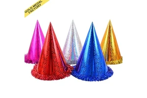 Birthday Party Tassel-Decorated Cone Photo Prop Hat Adults Party Supply Party Decorations Party Celebration Women Men Gift