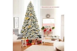 Christmas 2024 Unique Products 9 FT Large White Christmas Tree for Xmas Party Decor