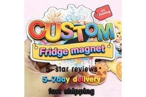2026 Customized Design UV Printed Refrigerator Magnets Souvenir Gift MAMA Refrigerator Magnet Keepsake