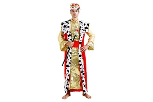Carnival Cosplay Costume King Robe Halloween Costume Medieval Prince King Costume