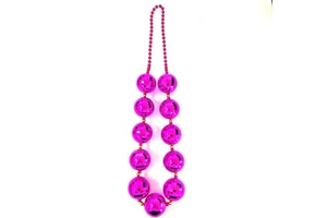 Custom Bachelor Party Beads Necklace Valentine's Day Party Large Ball Bead Necklace