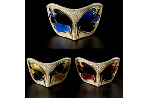 Holiday Party Christmas Costume Ball Italian Venice Full Face Plastic Halloween Mask