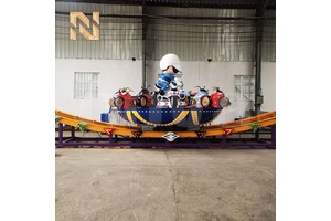Nova Rides 12 Seats Thrilling Flying UFO Ride Magic Bowl Disco Flying Saucer Ride Amusement Park Carnival Attraction For Sale