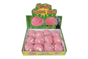 YIWUPOWER Halloween Slow Rising Squishy Soft Brain Crazy Prank Toy for Pressure Relief Toys Party Decoration