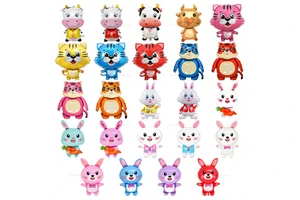 Animal Shaped Aluminum Foil Helium Gas Balloons PET Material Cartoon Birthday Party Decorated Toys for Children Party Supplier