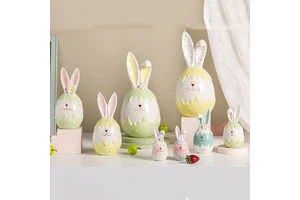 Hot Sale Good Price EG Brand Ceramic Porcelain Egg Tray Easter Decoration Giant Customizable Size Multi-color
