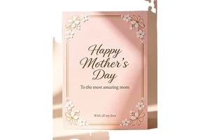 Warm Mother's Day Customization: Make Your Gift Cards Talk.