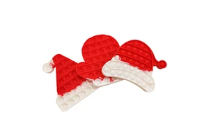 2025 Children's Christmas Eco-friendly Silicone Pop Toy Factory Wholesale Customized Color Animal-Shaped Sensory Decorations