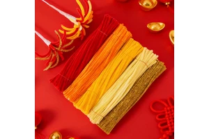 New Year's Festival DIY Twist Bar Handheld Fireworks Decoration with Luminous Atmosphere and Dress