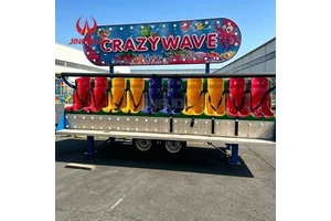 Cheap Price Amusement Park Rides Crazy Wave Funfair Mini Miami Carnival Rides