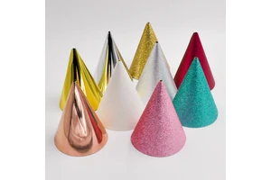 Happy Birthday Cap Adult Birthday Hats Wholesale Party Supply Party Hats Birthday Cone Caps Multi Colors for Kids and Adults