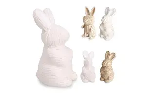 New Easter Bunny Decoration 2026 Popular Personalised Small Beautiful Cute 3D Vine Weaving Esivon Brand High Quality Indoor Use