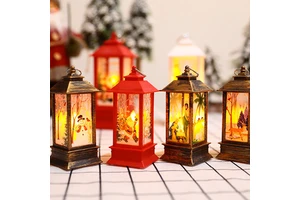 Hot Selling Metal Christmas Tree Ornament with Santa & Snowman Design Indoor/Outdoor Christmas Decor for Home Use
