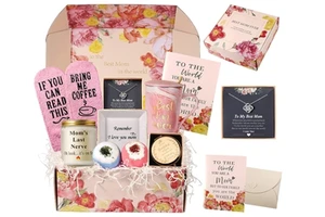 Unique Grandma Mother in Law Gift Basket Custom logo Business Birthday Corporate Kid Notebook Spa Mom Gift for Women Wife
