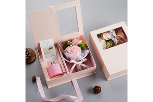 Corporate Gift Set Birthday Mother's Day Present for Women Soap Flower Aromatherapy Gift Box Valentine's Day Gift Ideas 2024