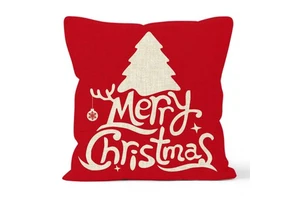 Christmas Decoration Pillow Comfortable 18x18 Inch Winter Holiday Throw Pillow Case Covers