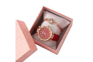 Women's Watch Bracelet Gift Box Zinc Alloy & PU Material Model W3001 Mother's Day Valentine's Day Decoration for Friends