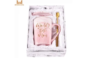 Gifts for Mom Mothers Day Gifts Marble Ceramic Couple Coffee Mug