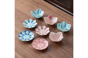 Wholesalers Online Eco-Friendly Thanksgiving Dinnerware Porcelain Ceramic Dishes Irregular Shape Fruit Plates Sets