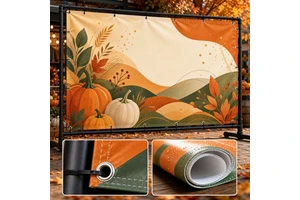 Customizable Eco-Friendly Waterproof High-Resolution Vinyl Banner for Thanksgiving Advertising