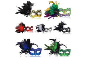 Venice Role Playing Costumes Carnival Ball Headwear Luxury Masks