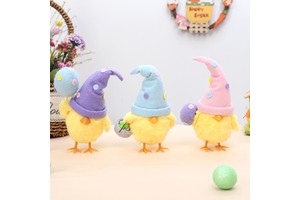 New Arrival China Easter Decorations Cute Easter Egg Chick Doll Ornaments Holiday Party Gifts Model SYHY256