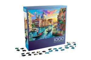 1000-Piece Venice Paper Jigsaw Puzzle High Quality Eco-friendly Gift Box Fun Relaxing Activity for Adults & Teens Gift Family