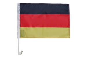 Car Flag Germany Pack-Polyester Waterproof Portable Small Banner Window Decor Accessories Sports Fans Outdoor Football