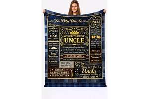 Dad Birthday Gift Birthday Gifts for Dad From Daughter Son Best Dad Gifts Soft Throw Blanket for Bedding Sofa