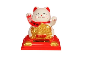 New Year Home Creative Decorative Gifts Shake Hands Lucky Cat Accessories Home Office Living Room Shop Opening Decorative Gifts
