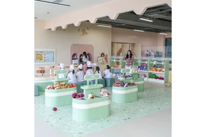 Role Playing Area Equipment Children Career Experience Center Indoor Playground Supermarket Princess House Kitchen Equipment
