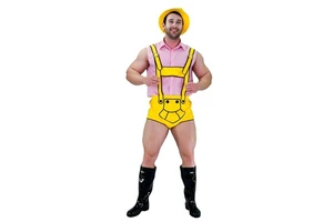 Adult Funny Beer Men Outfit Halloween Octoberfest Traditional Beer Festival Costumes for Men
