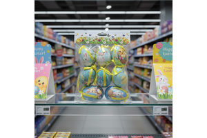 Easter Wood Eggs Colorful Rabbit Bird Ornaments Reusable Durable Combination Gift Decorations 6 Pieces Can Be Freely Matched