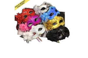 Couple Makeup Ball Venice Princess Cosplay Flower Eye Mask Role Playing Wedding Party Christmas Halloween Carnival Costume Mask