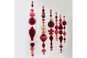 Hot Selling Paper Lanterns New Year's Eve Origami Decorations Factory Price Chinese New Year Items New Arrival Decorative Items