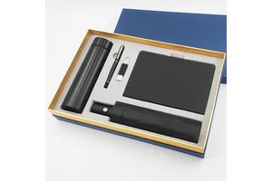 Latest New Product Idea Fathers Day Gift 2026 Luxury Corporate Notebook Promotional Business Men Personalized Gift Box Set logo