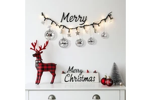 Custom Wedding New Year Party Holiday Decorations Plastic Silver Mirror Small Disco Ball Waterproof Durable Indoor Use