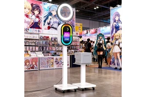 Dola New Arrival Photo Booth Portable Dslr Selfie Booth Ring Light Camera Selfie Video Mirror Photo Booth Events