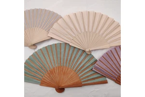 23cm Spanish Flamenco Folding Hand Fan For Women - Custom Printed Wood Fan Costume Accessory