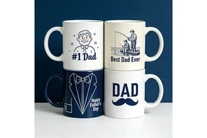 World's Best Dad Coffee Mug American Father's Day Gift for Family Gathering