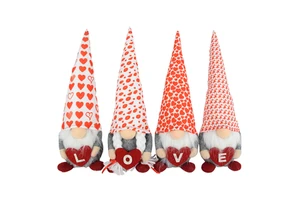 Valentines Day Items 2026 Products Stuffed Animal Gnome Doll Romantic San Valentin Gifts for Girls
